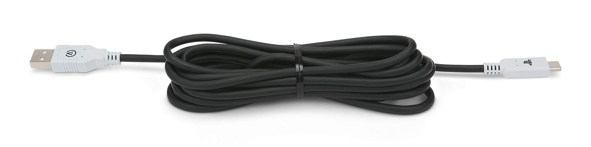 PowerA USB-C-Ladekabel für PlayStation 5 DualSense-Controller – 3 m mit Klettverschluss