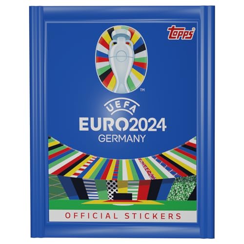 Topps Euro 2024 Sticker Collection – Offizielles Turnier-Stickeralbum (FS0004695)