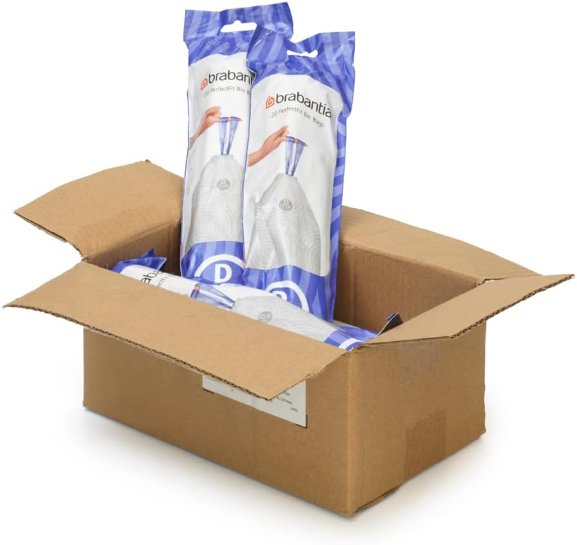 Brabantia - PerfectFit Müllbeutel Multipack (Größe D/15-20 Liter) Dicker Kunststoff