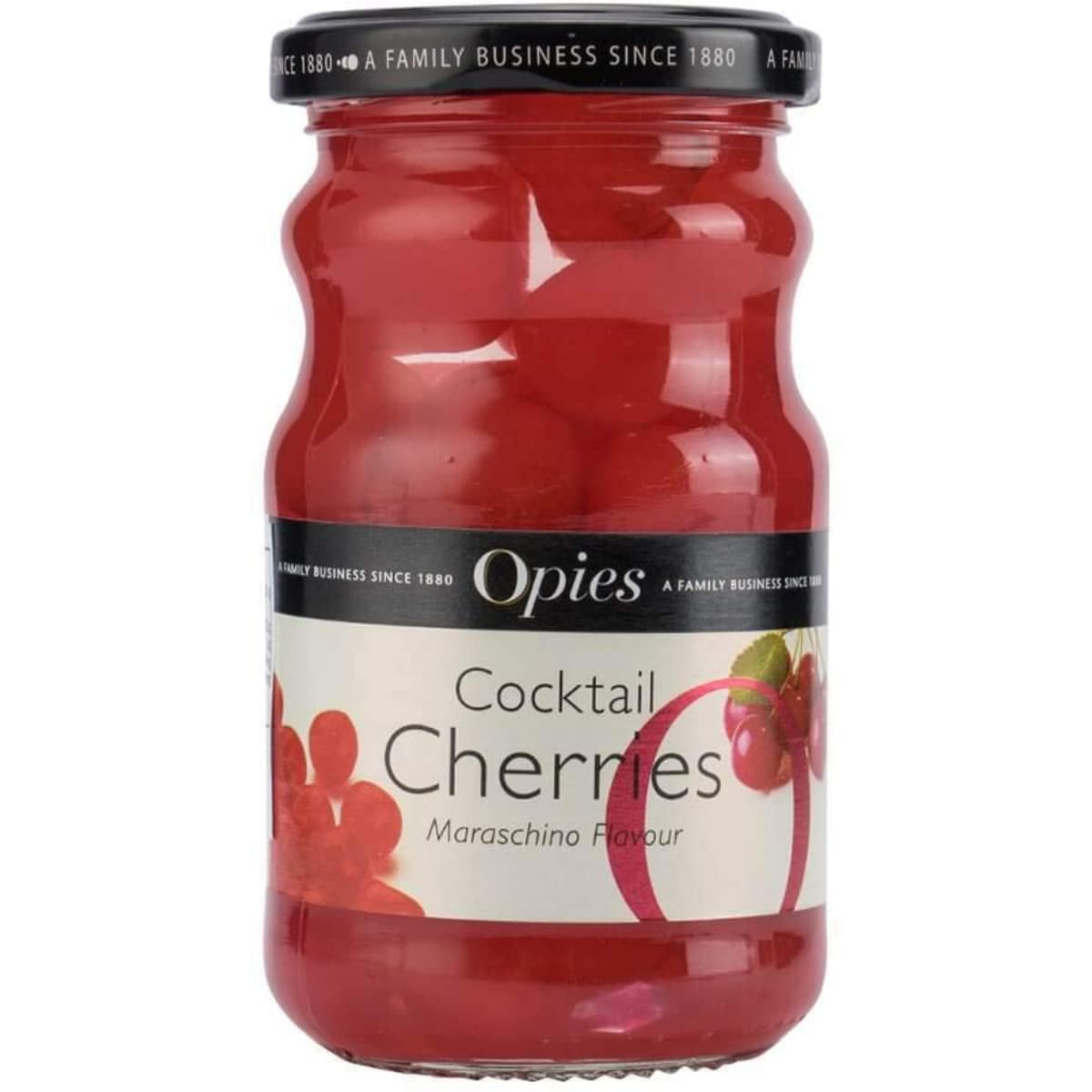 Opies Cocktailkirschen mit Maraschino-Geschmack, 225 g