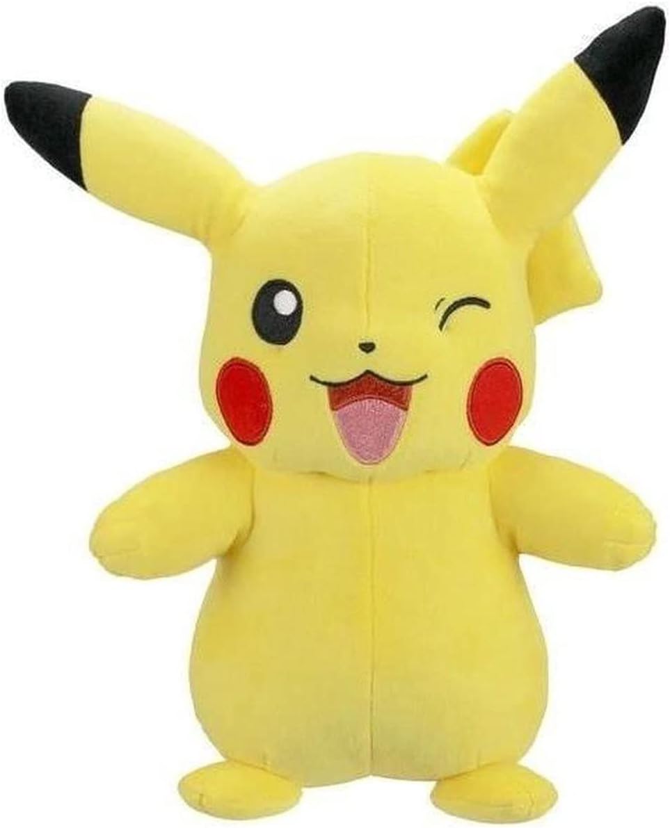 Pikachu 12 Zoll großes Plüschtier – Offiziell lizenziertes Pokémon-Plüschtier mit authentischen Details