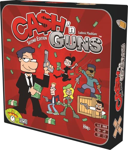 Repos Productions Cash 'n Guns Brettspiel, zweite Ausgabe (CG02)