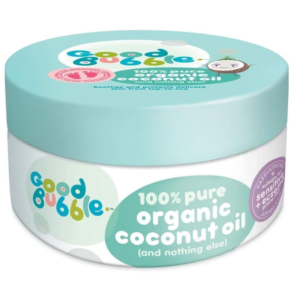 Good Bubble Bio-Kokosöl für die Babymassage (185 g)