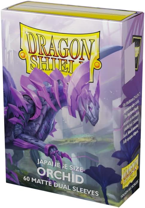 Dragon Shield AT-15141 Kartenhüllen – transparente Vorderseite, mattschwarze Rückseite, 60 Stück