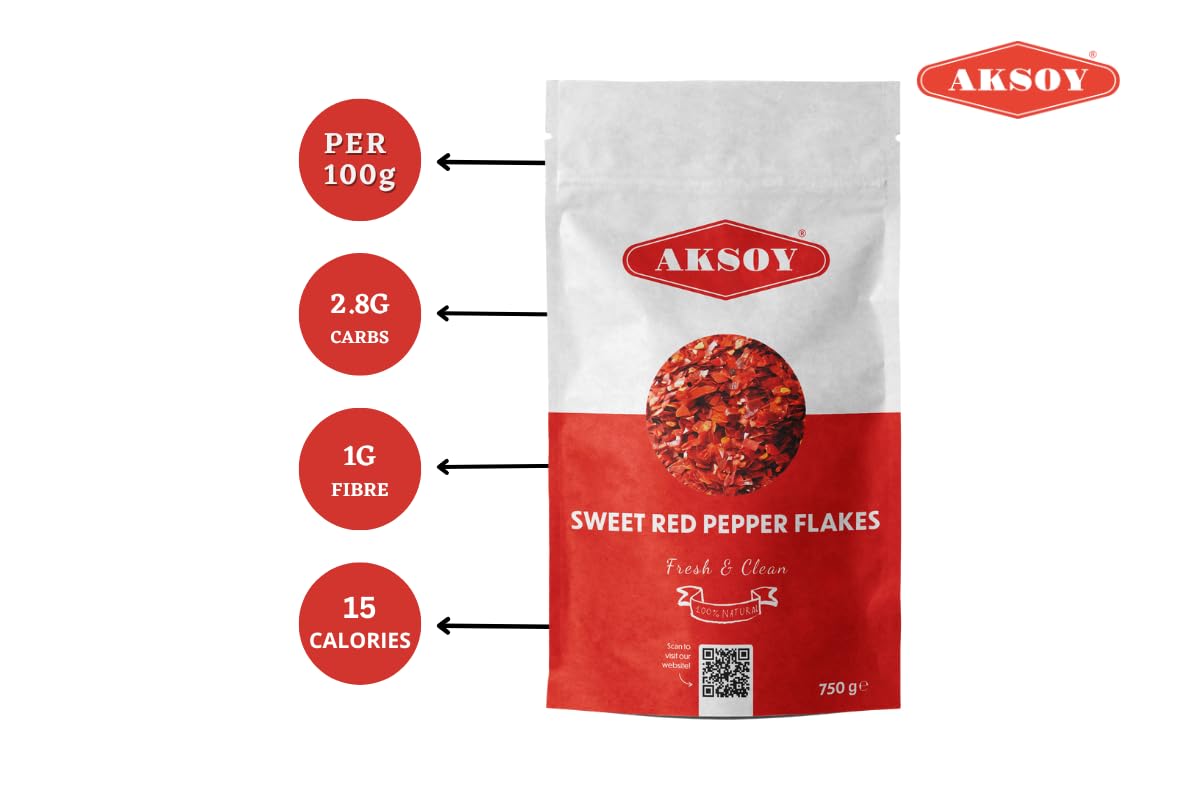 Aksoy Premium-Qualität türkische süße rote Paprikaflocken (Turk Kirmizi Pul Biber)