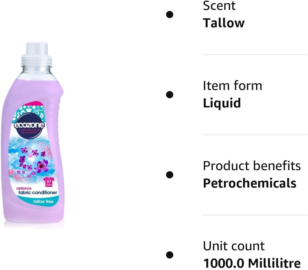 Ecozone Radiance Weichspüler, Talgfrei, Sanfter Frischer Duft (1 kg)