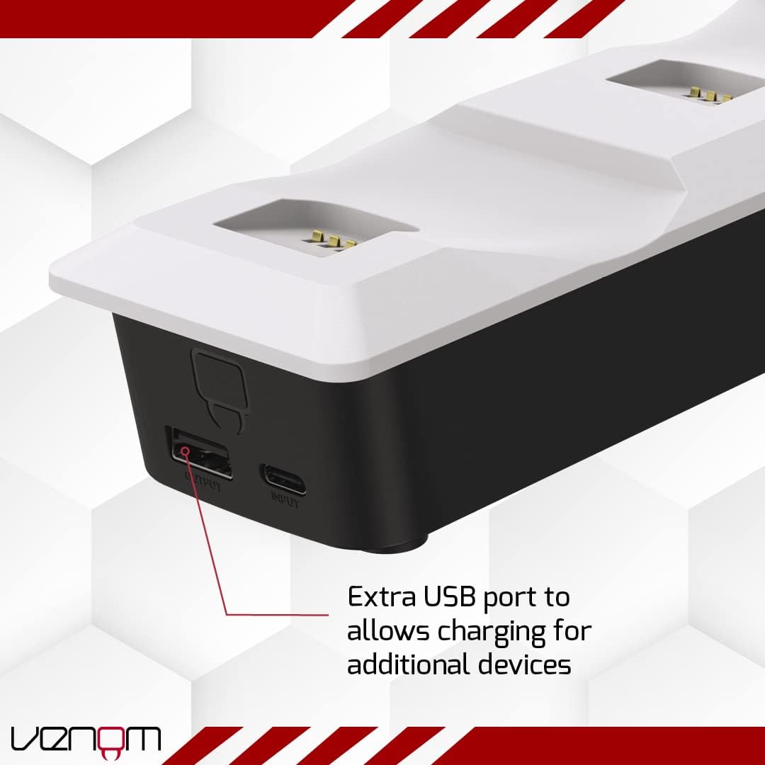 Venom PS5 DualSense Twin Ladestation - Weiß