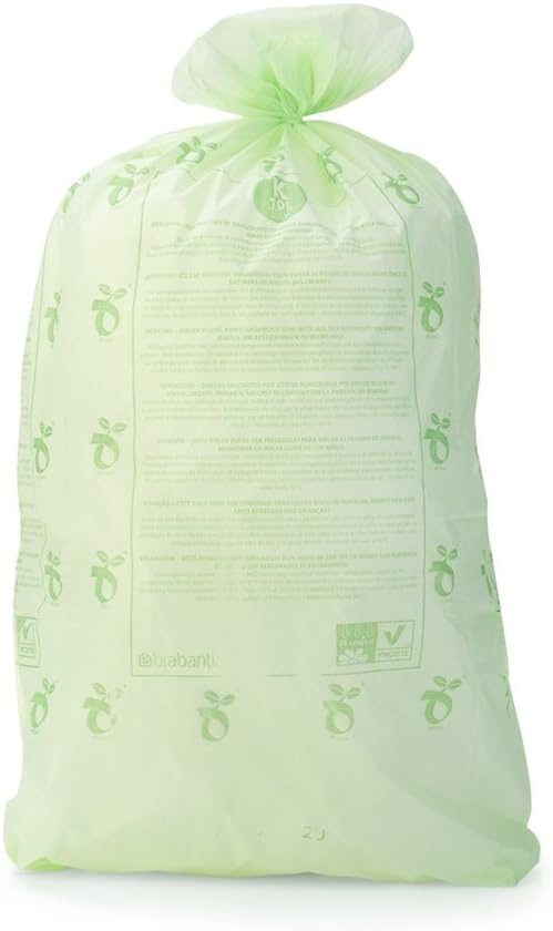Brabantia – Biomülleimer-Beutel, 10 l (Code K, 10er-Pack)