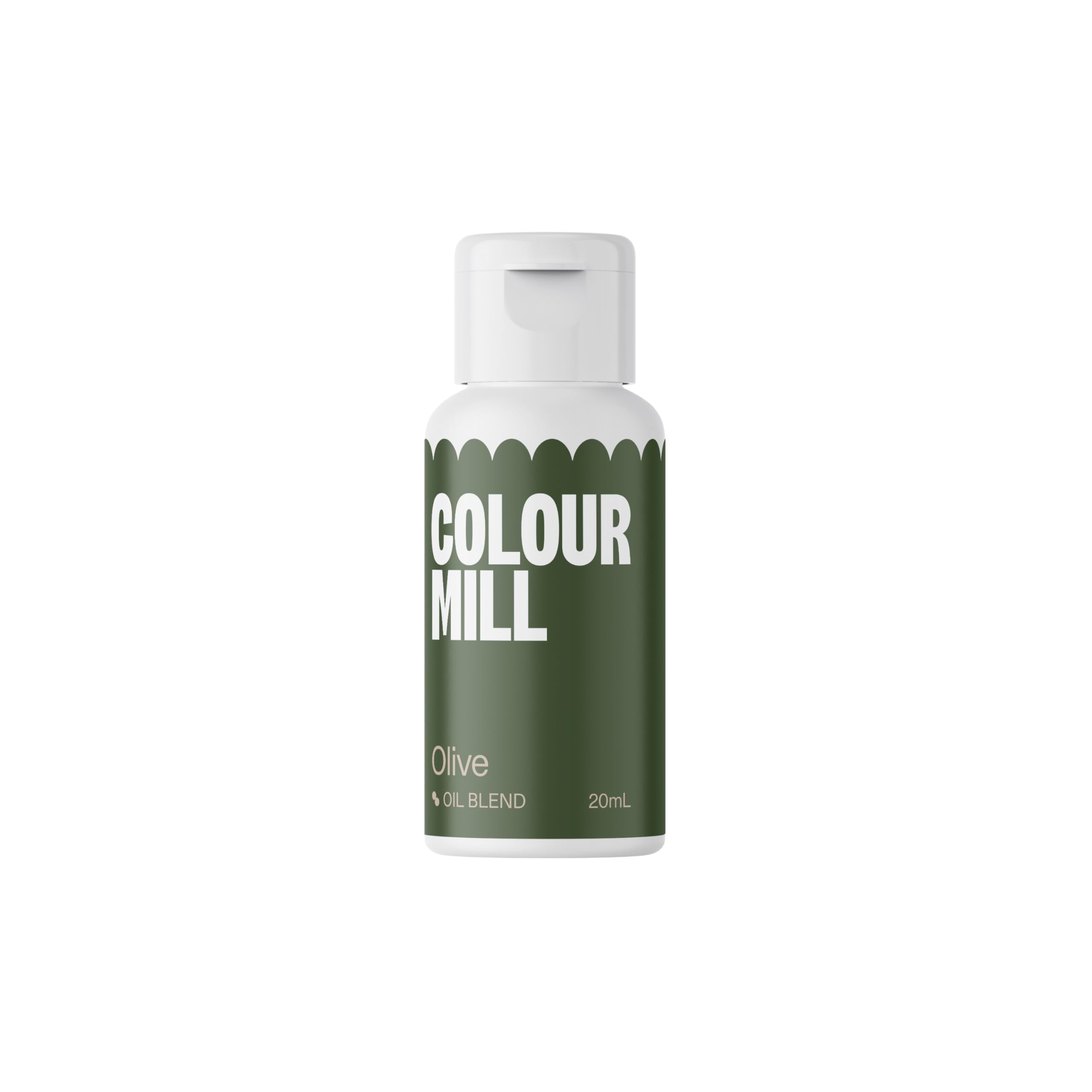 Colour Mill Ölmischung Lebensmittelfarbe Olive – 20 ml Quetschflasche