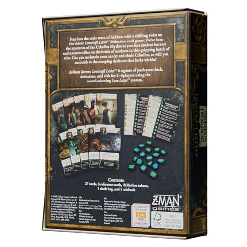Z-Man Games Arkham Horror: Das Lovecraft-Briefkartenspiel