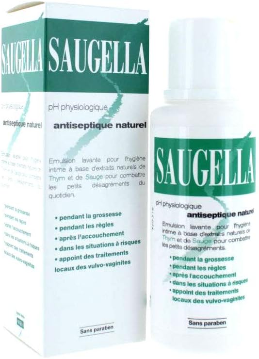Saugella - Natürliche antiseptische Intimhygiene-Emulsion (250 ml)