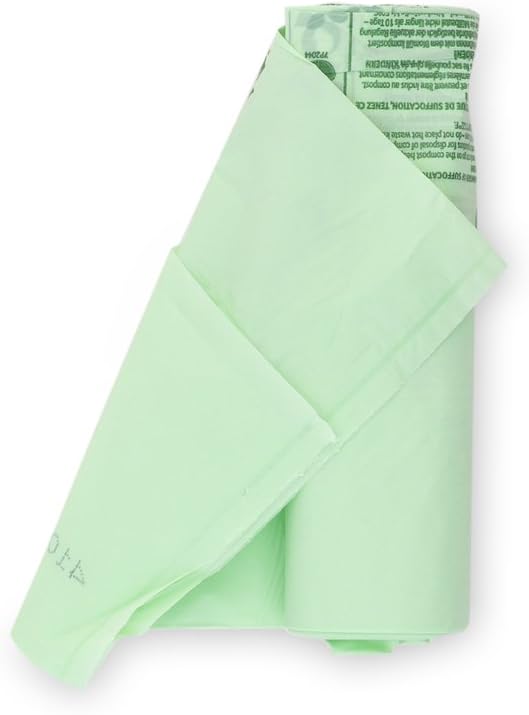 Brabantia - Kompostierbare Müllbeutel Größe C, 10-12L, 10 Beutel, Grün