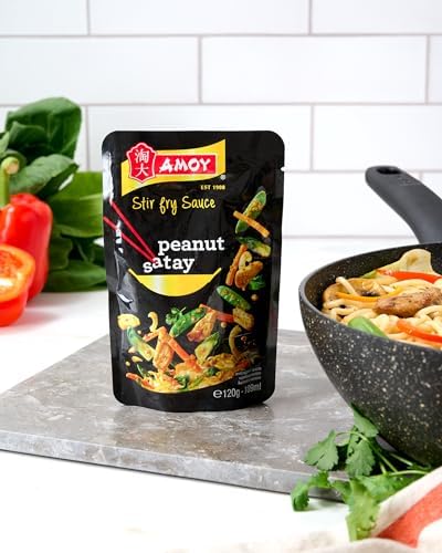 Amoy Erdnuss-Satay-Wok-Sauce 12x120g