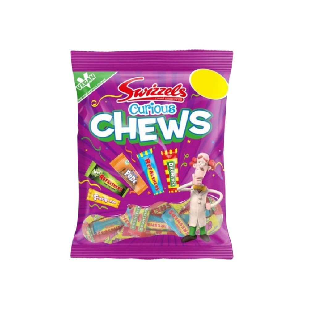 Swizzels Curious Chews PMP 135 g Fruchtkaubonbons
