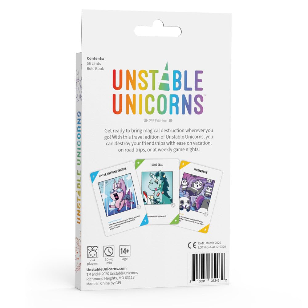 Unstable Games Unstable Unicorns Reise-Edition Kartenspiel