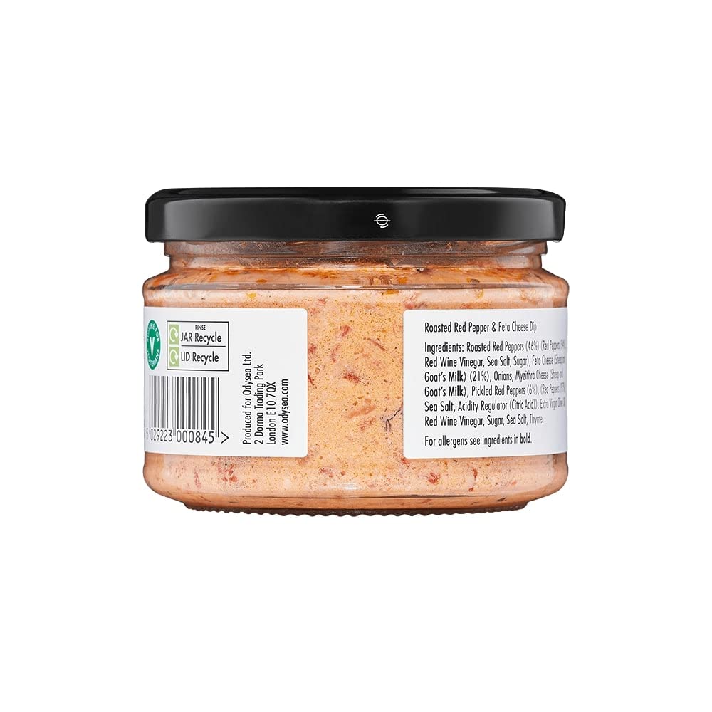 Odysea Rote Paprika und Feta Meze, Glas, 220 g