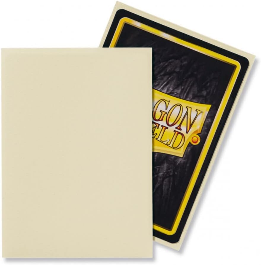 Dragon Shield Matt Ivory Standard Size Sleeves 100er-Pack für Sammelkartenspiele
