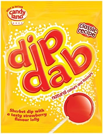 Barratt Dip Dab Erdbeersorbet-Lolly – 50 x 23 g