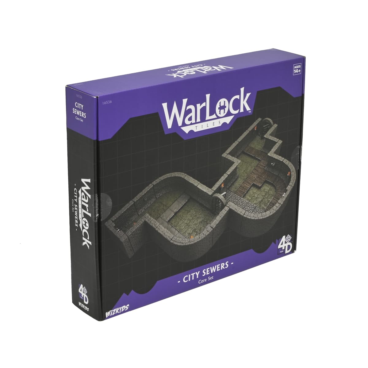 WizKids WarLock Tiles City Sewers Grundset