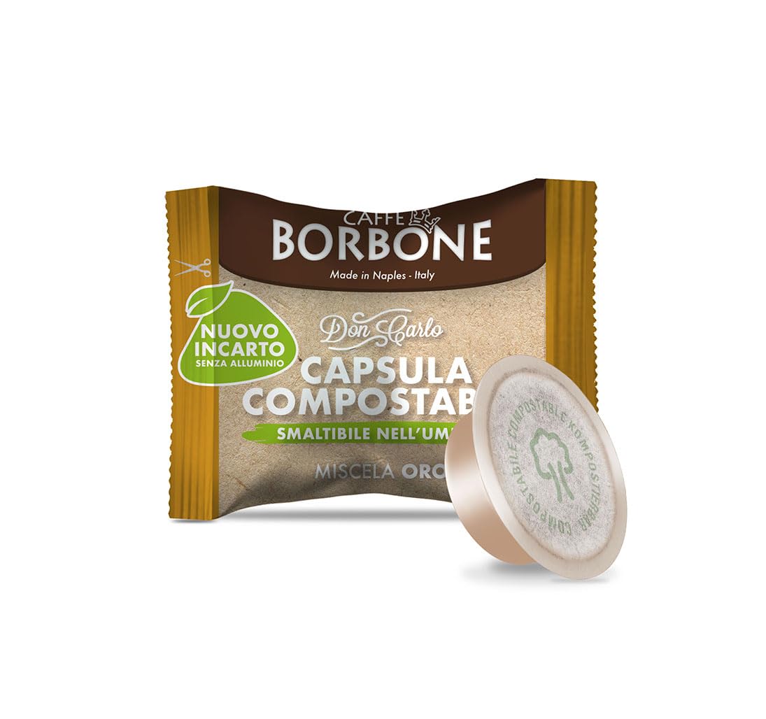 Caffè Borbone Don Carlo Gold Kaffeemischung - 100 kompostierbare Kapseln
