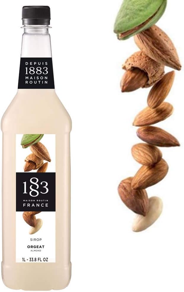 1883 Maison Routin Mandelsirup – Premium-Getränkesirup 1000 ml