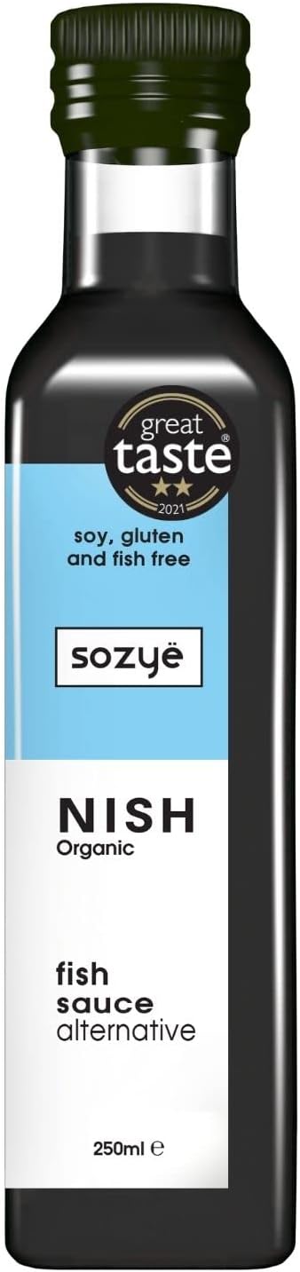 NISH Sauce – Bio-veganer Fischsaucenersatz, glutenfrei, sojafrei, hergestellt in Großbritannien