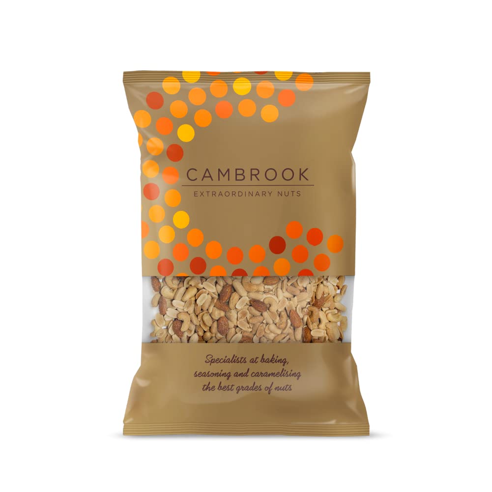 Cambrook Mix 11 gesalzene gemischte Nüsse, 1 kg gebackene Nussmischung mit Meersalz