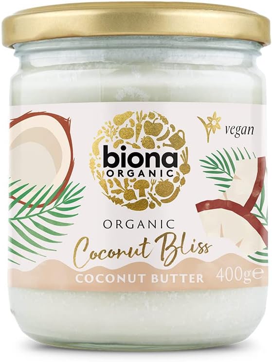 Biona Organic Coconut Bliss – 100 % cremige Bio-Kokosbutter, 400 g