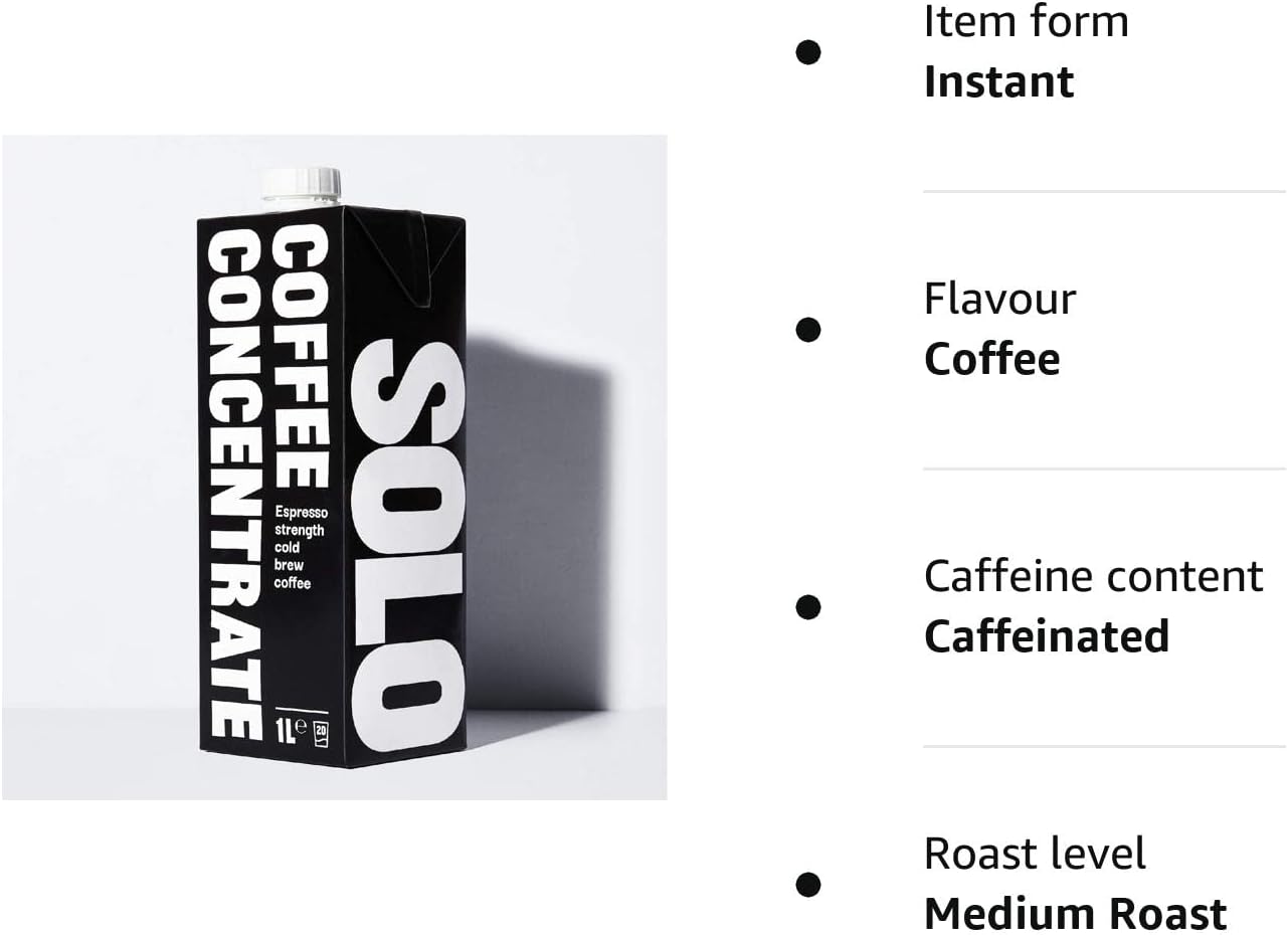 Solo Coffee – Cold Brew Kaffeekonzentrat | Espressostärke | Barista-Qualität