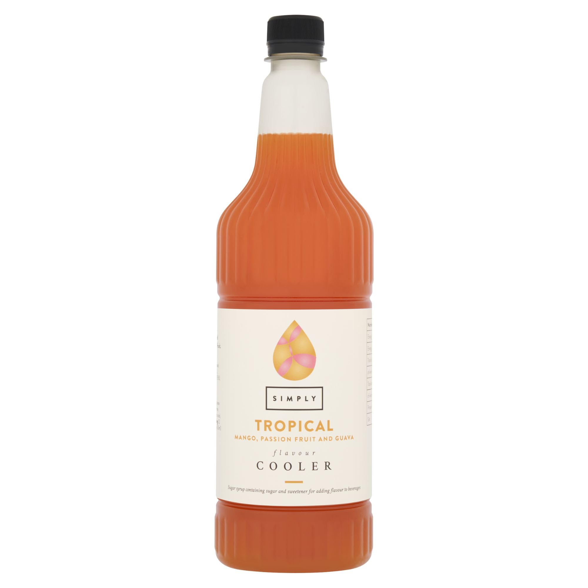 Simply Tropical Cooler Mango-Passionsfrucht-Guaven-Sirup – Veganes & Glutenfreies Getränkekonzentrat