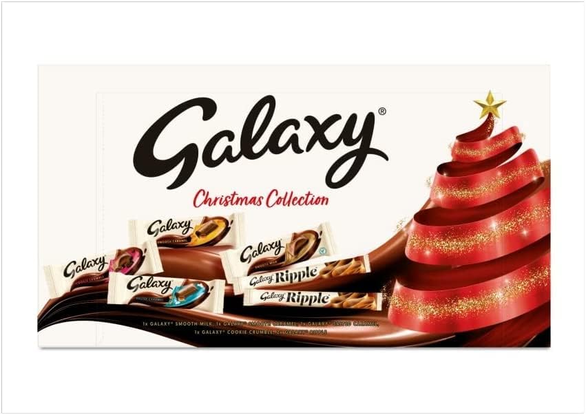 Galaxy – Weihnachtsschokoladen-Geschenkbox-Sortimentspackung