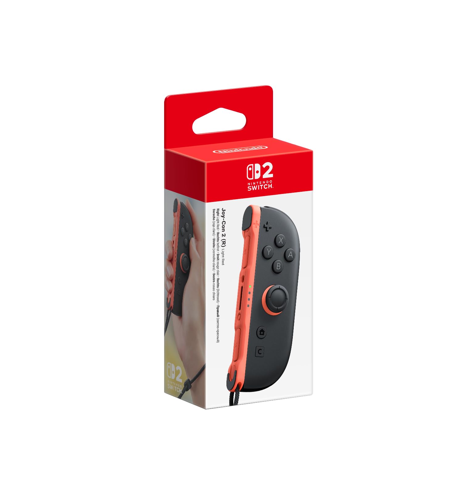 Nintendo Joy-Con 2 R – Hellroter rechter Controller für Nintendo Switch 2