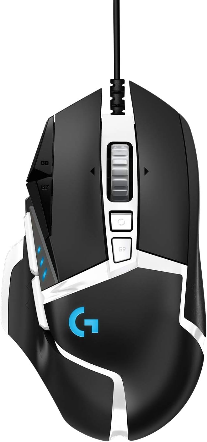 Logitech G502 HERO 25K Gaming-Maus Sonderedition – Schwarz & Weiß