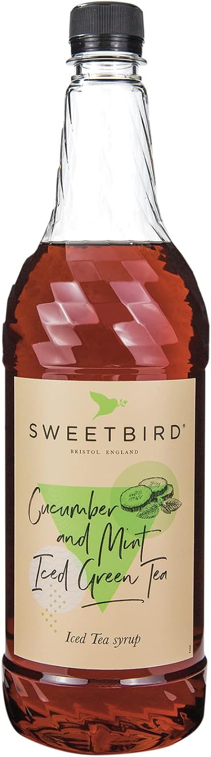 Sweetbird Gurke & Minze Eisteesirup aus grünem Tee (1 Liter)
