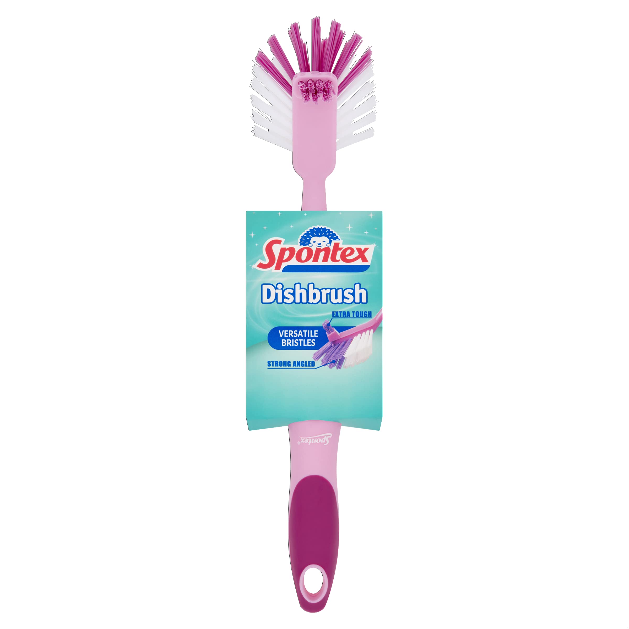 Spülbürste im Spontex-Stil – Rosa Küchenreinigungsbürste