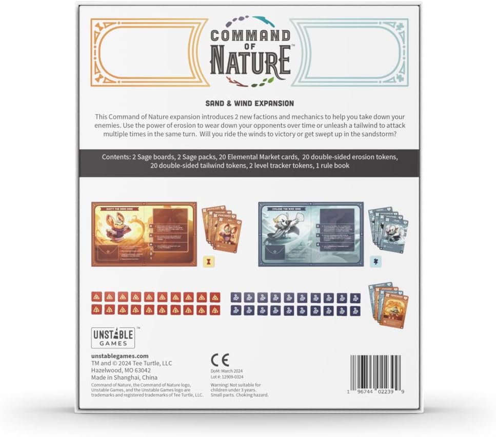 Unstable Games Command of Nature: Sand & Wind-Erweiterung