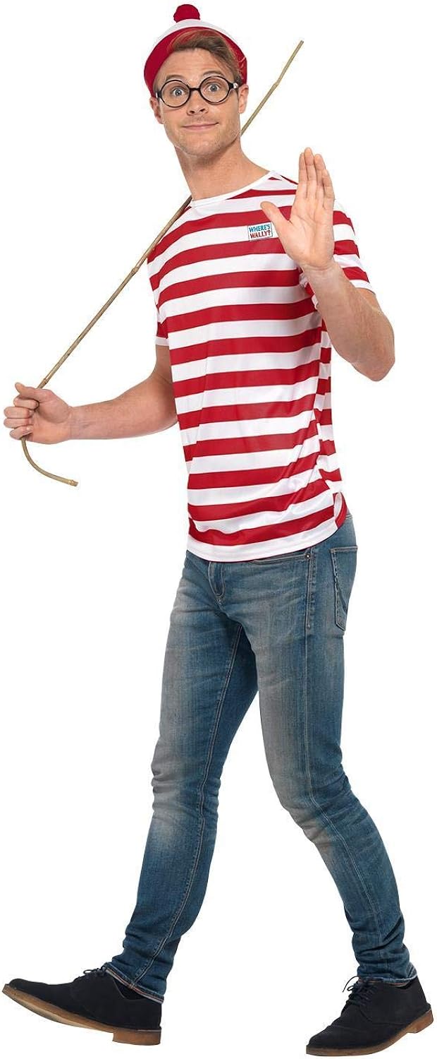Smiffys Where's Wally Costume - Adult