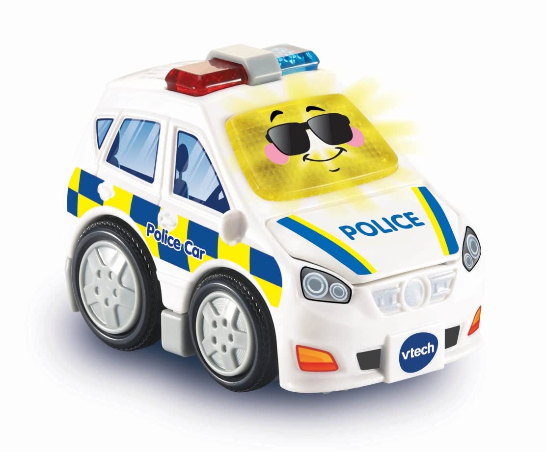 VTech Toot-Toot Drivers Polizeiauto – Interaktives Musikspielzeug mit Lichtern und Geräuschen für Kleinkinder von 1–5 Jahren