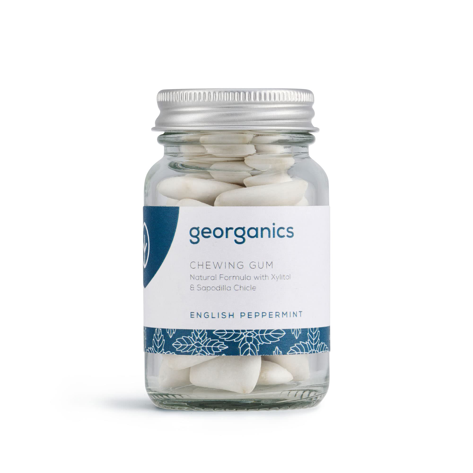 Georganics Pfefferminz-Kaugummi – 30 Stück – Zuckerfrei, Natürlich & Biologisch Abbaubar