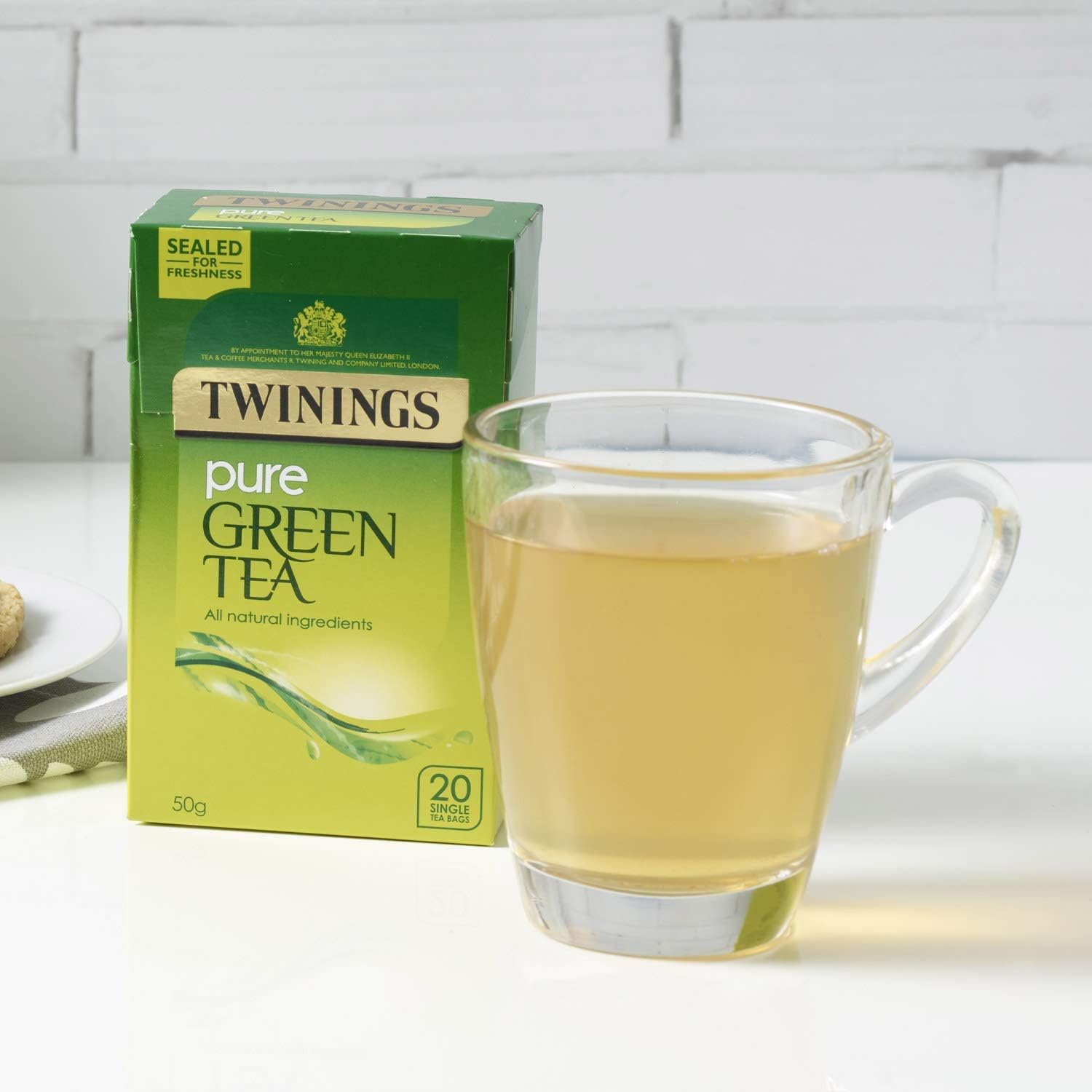 Twinings Reiner Grüner Tee 80 Teebeutel (4 x 20 Teebeutel)