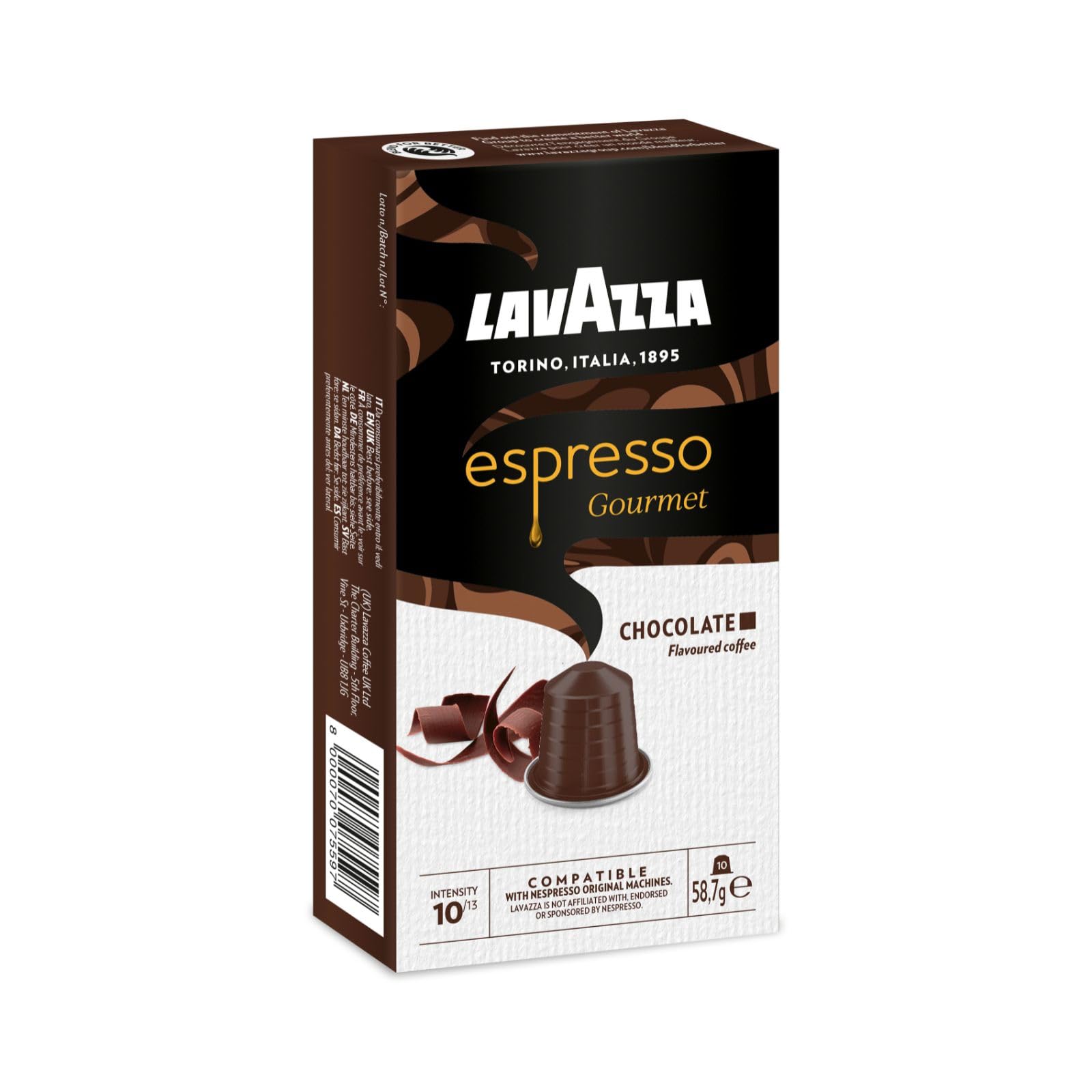 Lavazza Espresso Gourmet Schokolade – Nespresso Original-Maschinen-kompatible Kaffeekapseln