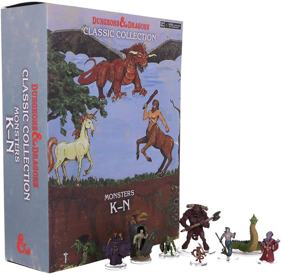 D&D Classic Collection Vorbemalte Miniaturen Monsters KN Boxset von WizKids