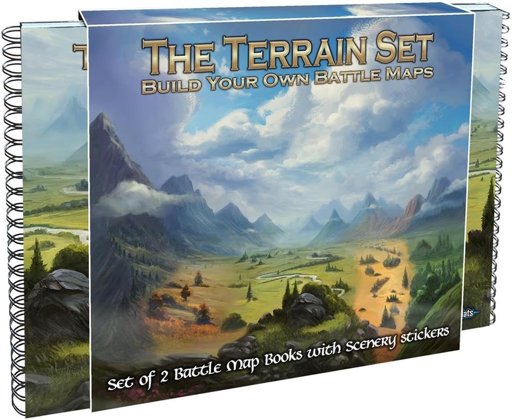 Loke BattleMats Das Geländeset Bauen Sie Ihr eigenes Schlachtkarten-Kit