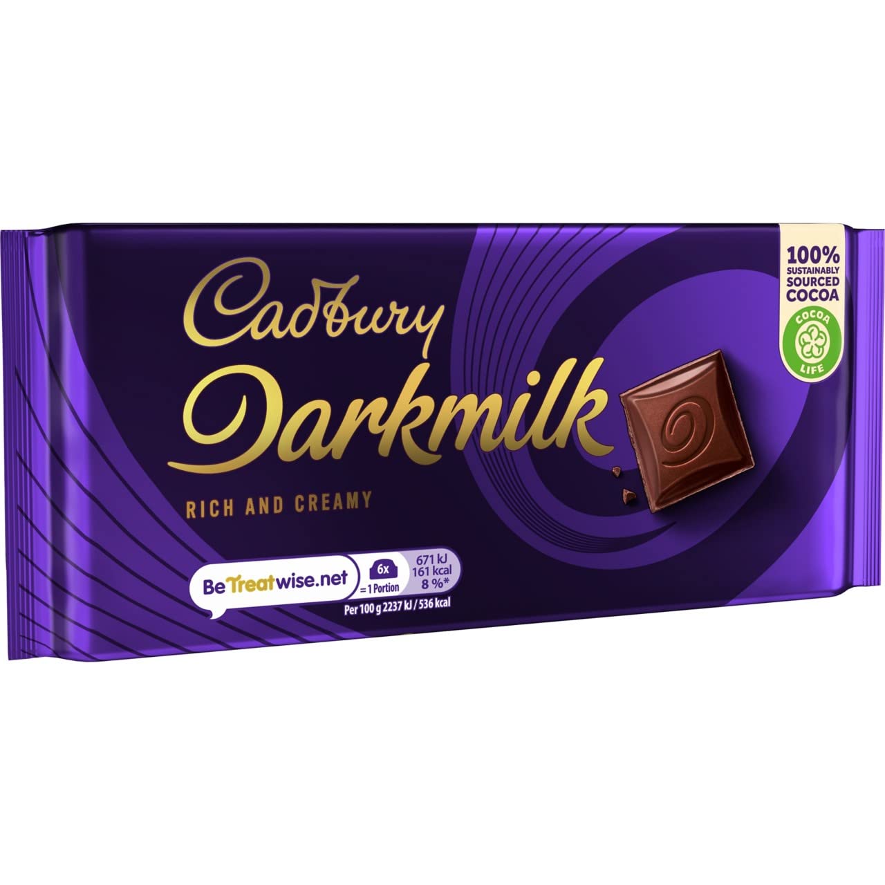 Cadbury - Dunkle Milchschokoladetafel 80g