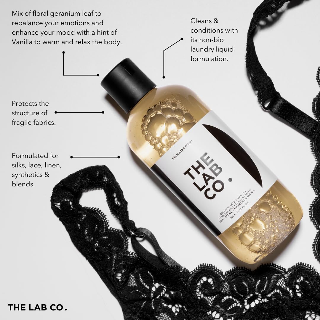 The Lab Co. Feinwaschmittel 500 ml – Für Seide, Satin, Spitze und empfindliche Stoffe