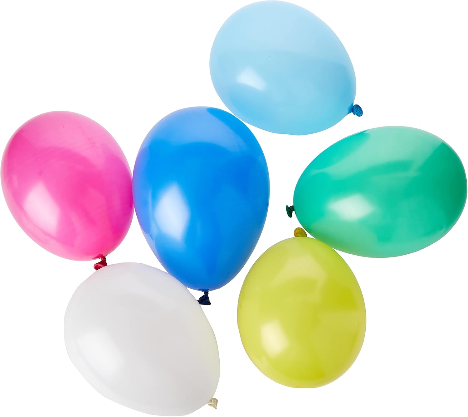 Große runde Ballons – verschiedene Farben, Heliumqualität (20er-Pack)