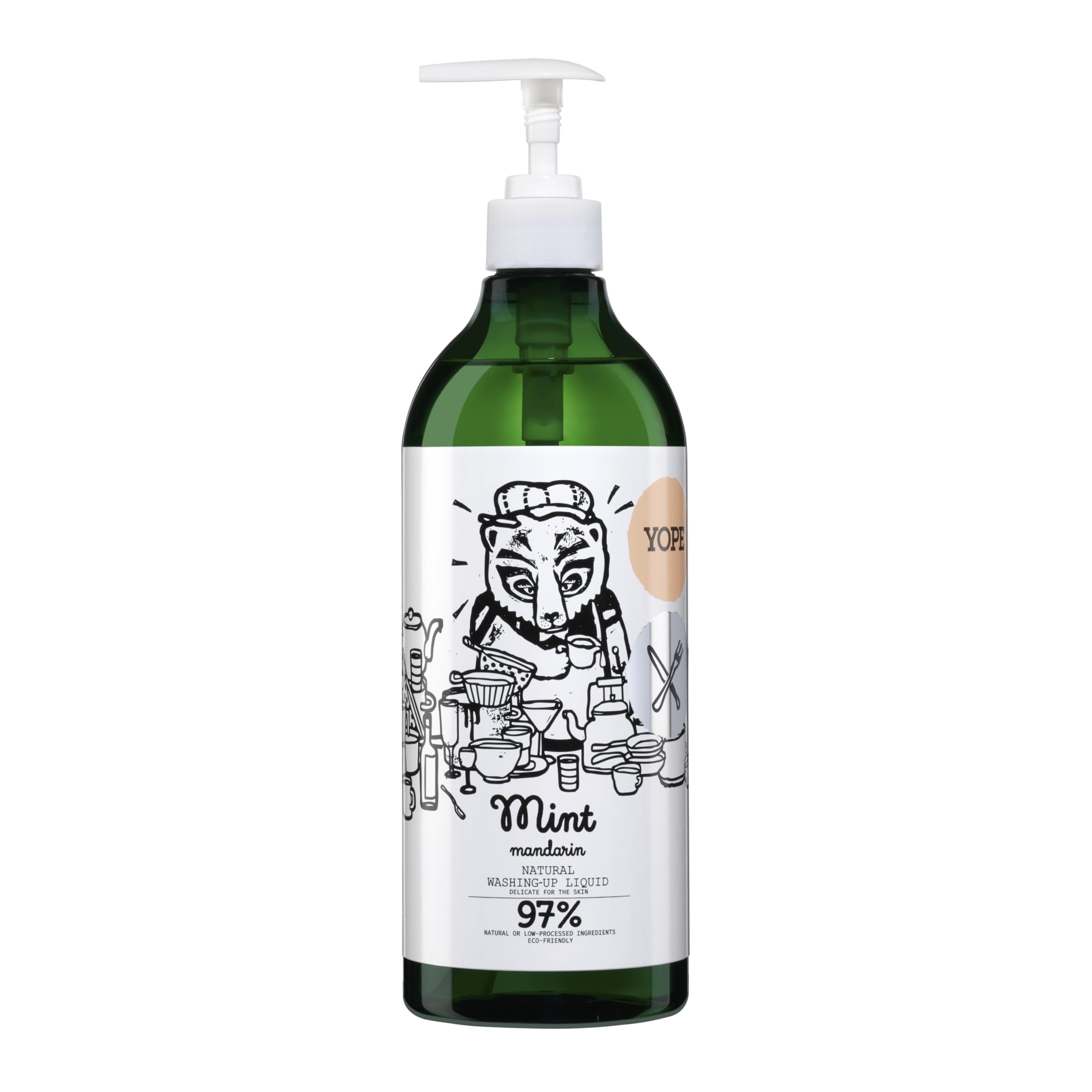 Yope - Natürliches Spülmittel | Minze & Mandarine | 750 ml