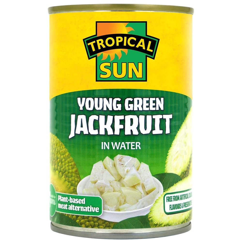 Tropical Sun Junge Grüne Jackfrucht in Wasser, 400g - Pflanzliche Fleischalternative