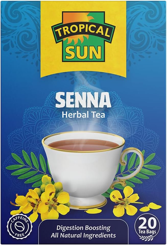 Tropical Sun Senna 20 Teebeutel, koffeinfrei mit natürlichen Zutaten