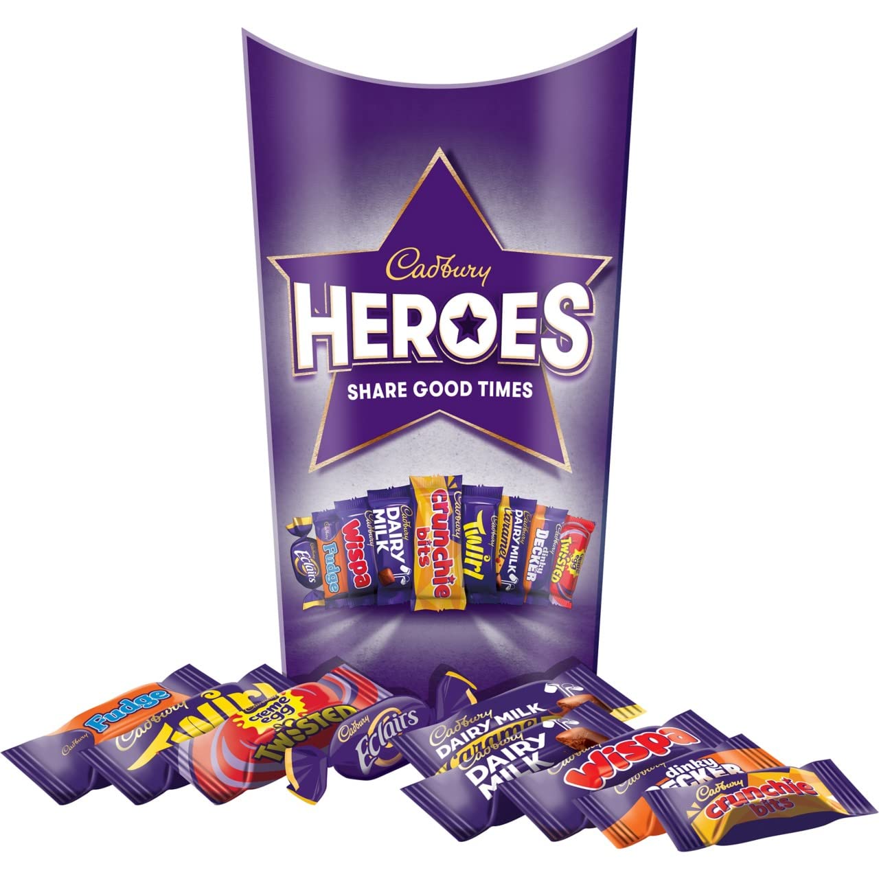 Cadbury Heroes, verschiedene Miniatur-Schokoriegel, 290 g Karton